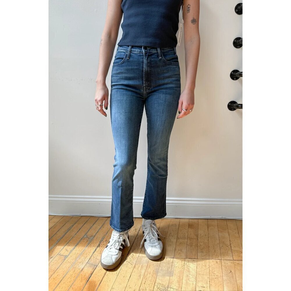 MOTHER The Hustler Ankle Jeans in Wash Heirloom Size US 24